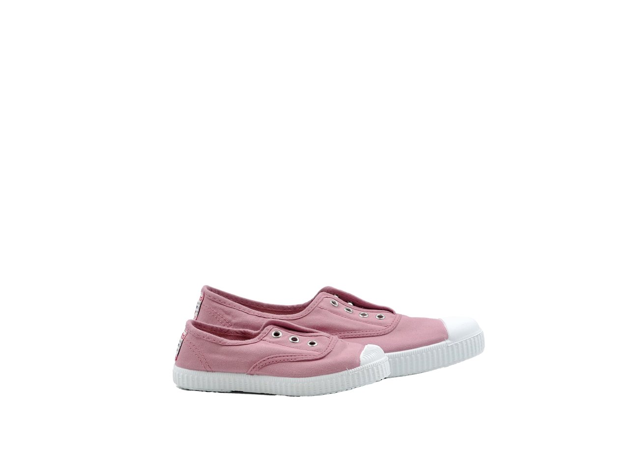 Zapatillas Inglés Lona Punta Goma sin Cordones - Imagen 7