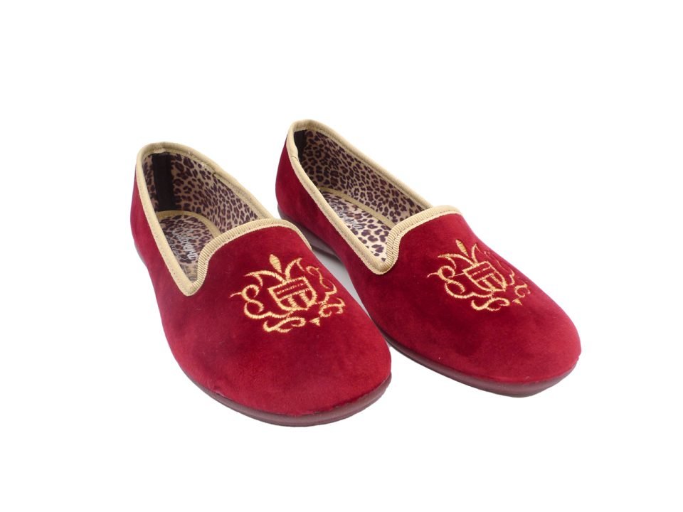 Slipper Escudo Terciopelo