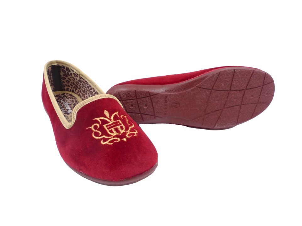 Slipper Escudo Terciopelo