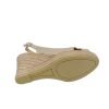 Alpargata Sandalia Lino Cruzada Plataforma - Thumbnail Image 5