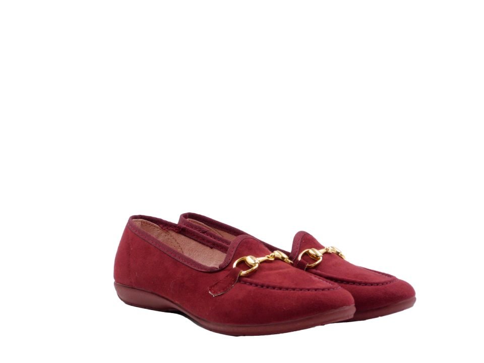 Mocasín Suede Bocado Dorado