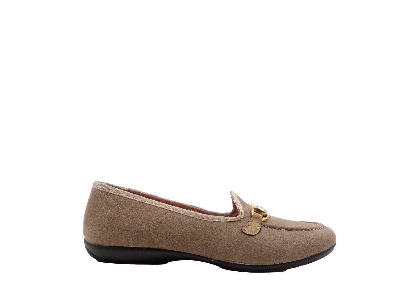 Mocasín Suede Bocado Dorado - Imagen 4