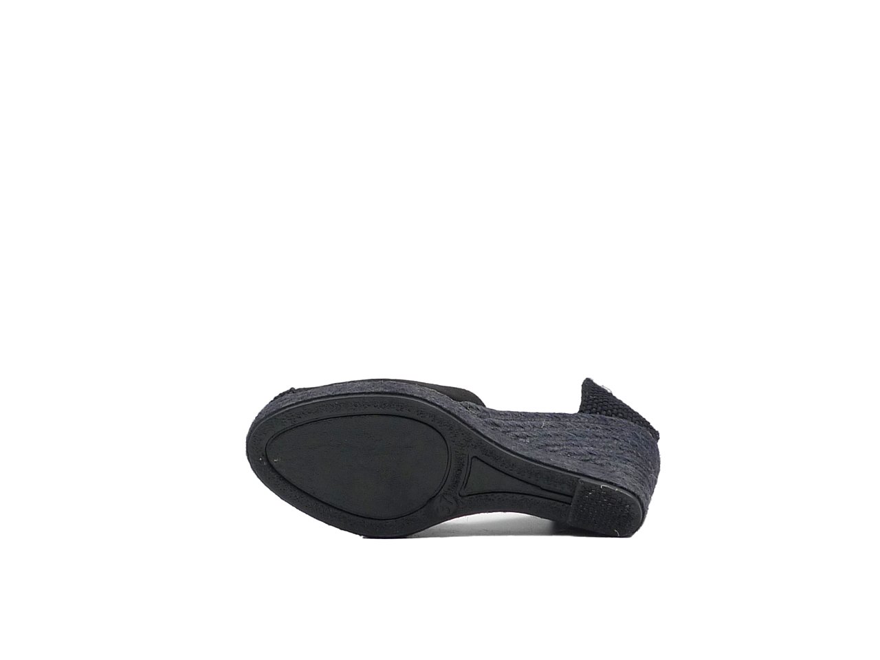 Alpargata Hebilla Suede Negro 7 cuerdas - Imagen 5