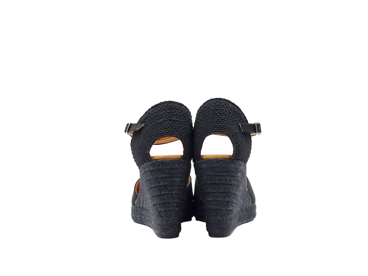 Alpargata Hebilla Suede Negro 7 cuerdas - Imagen 3