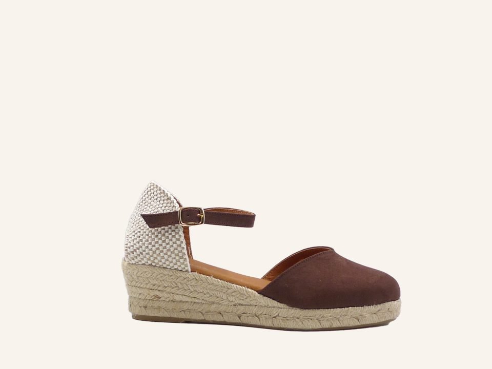Alpargata Hebilla Suede 3 Cuerdas