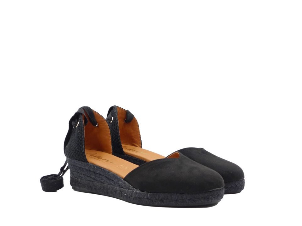 Valenciana Suede Negro 3 Cuerdas