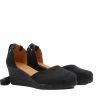 Alpargata Valenciana Suede Negro 5 cuerdas - Thumbnail Image 2