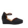 Alpargata Hebilla Suede Negro 5 cuerdas - Thumbnail Image 1